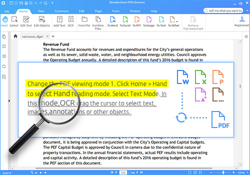 Edit PDF Using Wondershare PDFelement