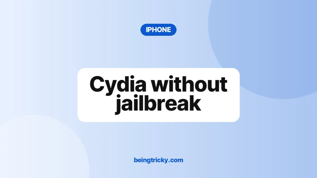 Cover image: "Cydia without jailbreak" (iPhone guide)